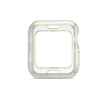 Schutzhülle aus TPU mit Glitzerpuder-Effekt, passend für Apple Watch Series 6 / 5 / 4 / Watch SE (44 mm), Apple Watch Series 3 &amp; 2 &amp; 1 (42 mm), Apple Watch Series 6 / 5 / 4 / Watch SE (40 mm) und Apple Watch Series 3 &amp; 2 &amp; 1 (38 mm).