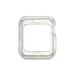 Schutzhülle aus TPU mit Glitzerpuder-Effekt, passend für Apple Watch Series 6 / 5 / 4 / Watch SE (44 mm), Apple Watch Series 3 &amp; 2 &amp; 1 (42 mm), Apple Watch Series 6 / 5 / 4 / Watch SE (40 mm) und Apple Watch Series 3 &amp; 2 &amp; 1 (38 mm).