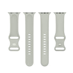 Großes Silikonarmband für Apple Watch Series 7 (41 mm), 6, SE, 5, 4 (40 mm), 3, 2, 1 (38 mm), Größe: Groß; 7 (45 mm), 6, SE, 5, 4 (44 mm), 3, 2, 1 (42 mm), Größe: Groß