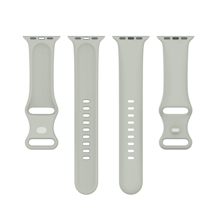 Großes Silikonarmband für Apple Watch Series 7 (41 mm), 6, SE, 5, 4 (40 mm), 3, 2, 1 (38 mm), Größe: Groß; 7 (45 mm), 6, SE, 5, 4 (44 mm), 3, 2, 1 (42 mm), Größe: Groß