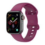 Silikonarmbänder für Apple Watch Series 7 (41 mm), 6, SE, 5, 4 (40 mm), 3, 2, 1 (38 mm), Größe: Klein; 7 (45 mm), 6, SE, 5, 4 (44 mm), 3, 2, 1 (42 mm), Größe: Klein