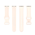 Silikonarmbänder für Apple Watch Series 7 (41 mm), 6, SE, 5, 4 (40 mm), 3, 2, 1 (38 mm), Größe: Klein; 7 (45 mm), 6, SE, 5, 4 (44 mm), 3, 2, 1 (42 mm), Größe: Klein