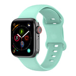Silikonarmbänder für Apple Watch Series 7 (41 mm), 6, SE, 5, 4 (40 mm), 3, 2, 1 (38 mm), Größe: Klein; 7 (45 mm), 6, SE, 5, 4 (44 mm), 3, 2, 1 (42 mm), Größe: Klein