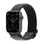 Nylon-Ersatzarmbänder mit Wellenstruktur für Apple Watch Series 7 (45 mm), 6, SE, 5, 4 (44 mm), 3, 2, 1 (42 mm), 7 (41 mm), 6, SE, 5, 4 (40 mm) und 3, 2, 1 (38 mm)