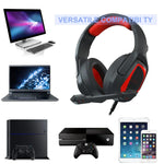 Anivia MH602 kabelgebundenes 3,5-mm-Gaming-Headset mit Mikrofon, MH602 (Schwarz Rot), MH602 (Schwarz Blau), MH602 (Schwarz Lila)