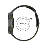 For Huawei Watch 3 / 3 Pro 22mm Two-color Silicone Replacement Strap Watchband