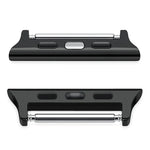 2 Stück Uhrenarmbänder aus Edelstahl mit akustischem Ohrstecker, Breite: 24 mm, passend für Apple Watch Series 6, SE, 5 und 4 (44 mm) sowie 3, 2 und 1 (42 mm).