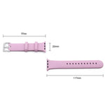 Silikon-Ersatzarmband mit silberner Dornschließe, passend für Apple Watch Series 7 (41 mm), 6, SE, 5 und 4 (40 mm) sowie für Apple Watch Series 7 (45 mm), 6, SE, 5 und 4 (44 mm).