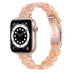 Ovales Ersatzarmband aus Kunstharz, passend für Apple Watch Series 7 (41 mm), 6, SE, 5 und 4 (40 mm) sowie für Apple Watch Series 7 (45 mm), 6, SE, 5 und 4 (44 mm).