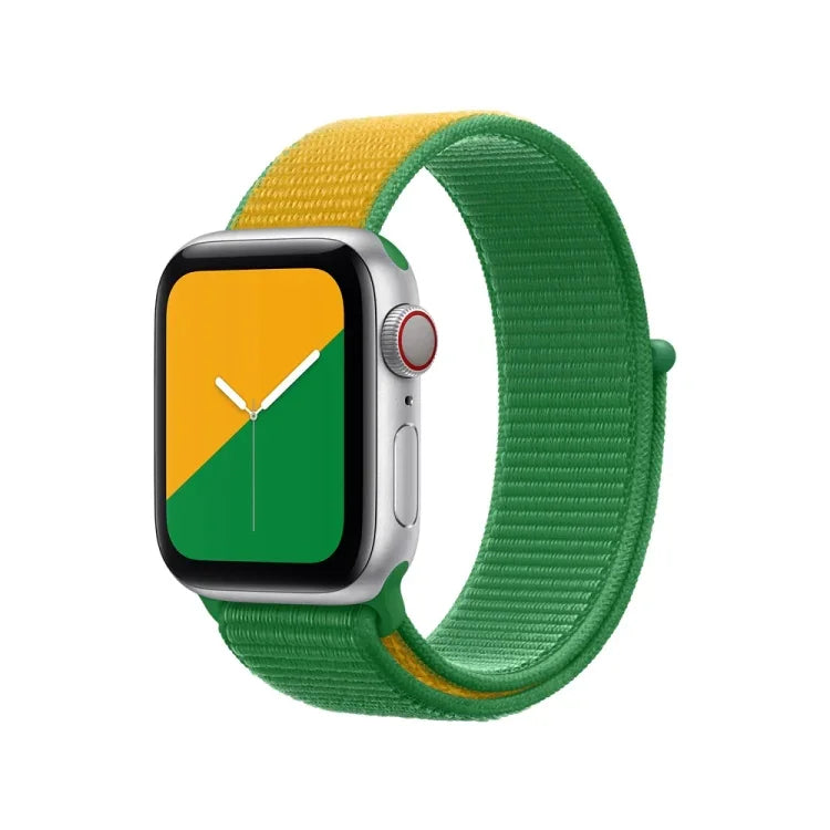 Internationale Loopback-Ersatzarmbänder für Apple Watch Series 7 (45 mm), 6, SE, 5, 4 (44 mm), 3, 2, 1 (42 mm), 7 (41 mm), 6, SE, 5, 4 (40 mm) und 3, 2, 1 (38 mm).