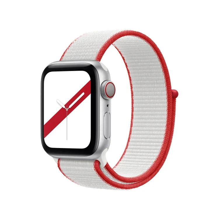 Internationale Loopback-Ersatzarmbänder für Apple Watch Series 7 (45 mm), 6, SE, 5, 4 (44 mm), 3, 2, 1 (42 mm), 7 (41 mm), 6, SE, 5, 4 (40 mm) und 3, 2, 1 (38 mm).