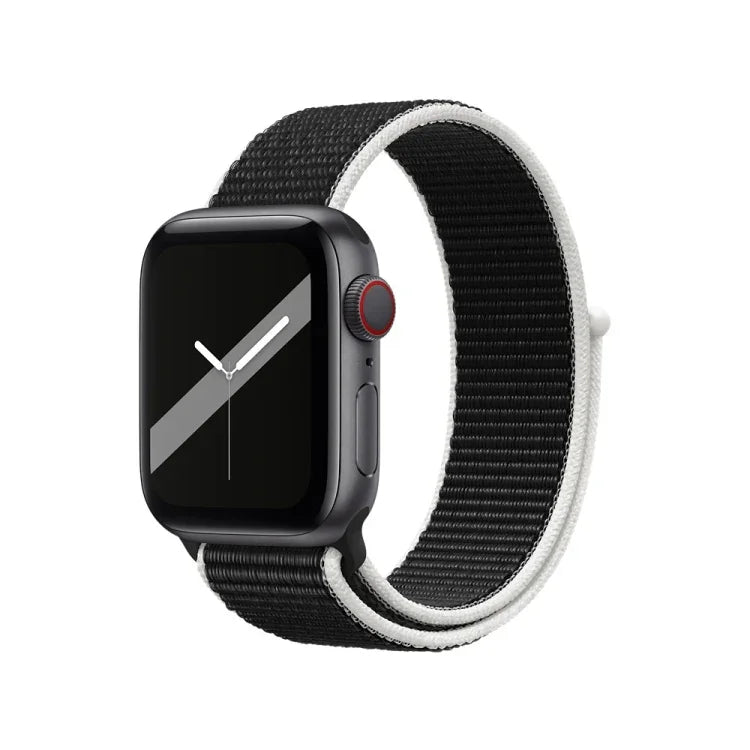 Internationale Loopback-Ersatzarmbänder für Apple Watch Series 7 (45 mm), 6, SE, 5, 4 (44 mm), 3, 2, 1 (42 mm), 7 (41 mm), 6, SE, 5, 4 (40 mm) und 3, 2, 1 (38 mm).
