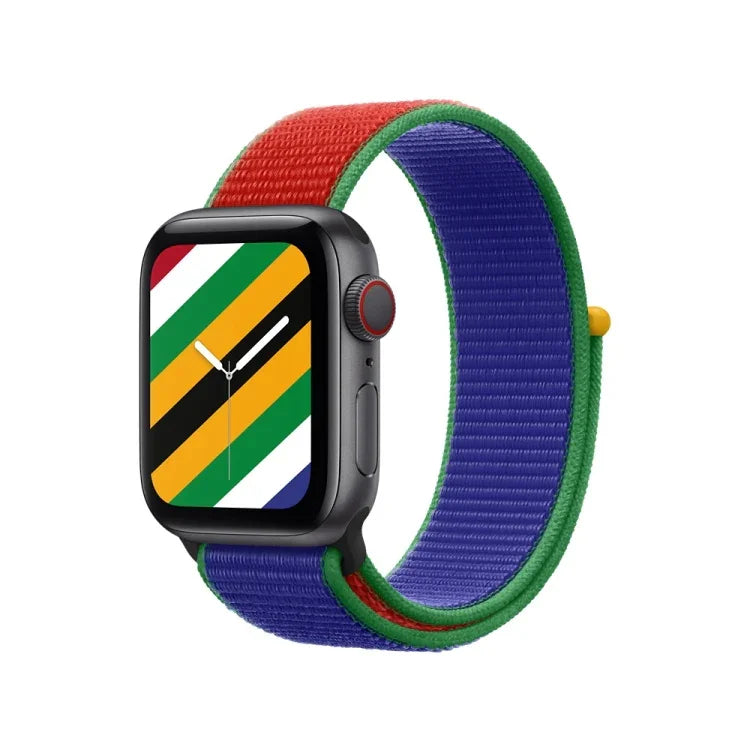 Internationale Loopback-Ersatzarmbänder für Apple Watch Series 7 (45 mm), 6, SE, 5, 4 (44 mm), 3, 2, 1 (42 mm), 7 (41 mm), 6, SE, 5, 4 (40 mm) und 3, 2, 1 (38 mm).