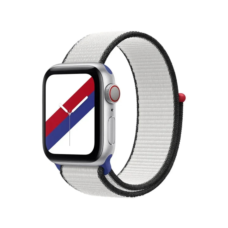 Internationale Loopback-Ersatzarmbänder für Apple Watch Series 7 (45 mm), 6, SE, 5, 4 (44 mm), 3, 2, 1 (42 mm), 7 (41 mm), 6, SE, 5, 4 (40 mm) und 3, 2, 1 (38 mm).