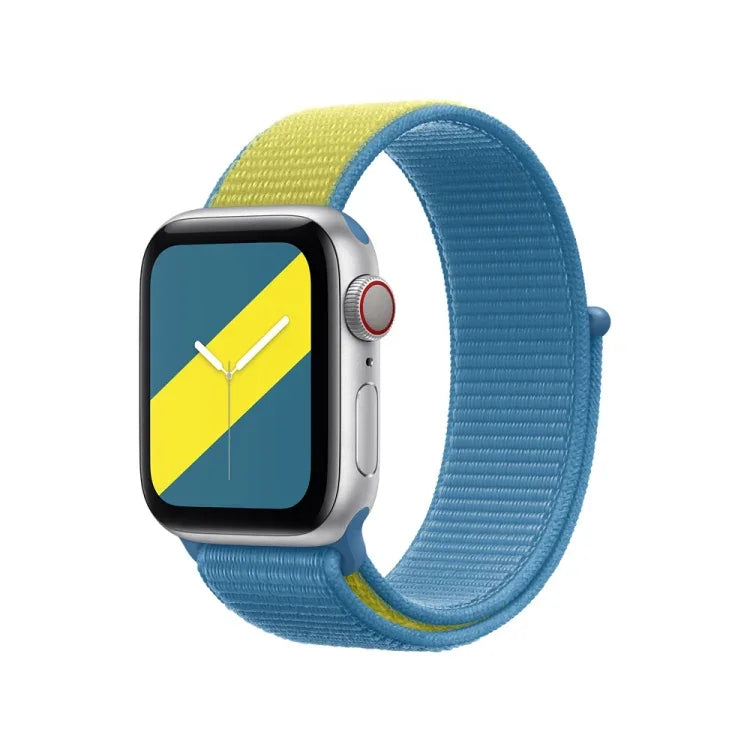 Internationale Loopback-Ersatzarmbänder für Apple Watch Series 7 (45 mm), 6, SE, 5, 4 (44 mm), 3, 2, 1 (42 mm), 7 (41 mm), 6, SE, 5, 4 (40 mm) und 3, 2, 1 (38 mm).