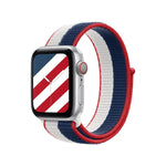 Internationale Loopback-Ersatzarmbänder für Apple Watch Series 7 (45 mm), 6, SE, 5, 4 (44 mm), 3, 2, 1 (42 mm), 7 (41 mm), 6, SE, 5, 4 (40 mm) und 3, 2, 1 (38 mm).