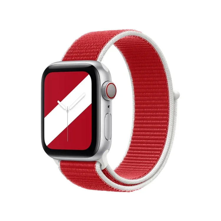 Internationale Loopback-Ersatzarmbänder für Apple Watch Series 7 (45 mm), 6, SE, 5, 4 (44 mm), 3, 2, 1 (42 mm), 7 (41 mm), 6, SE, 5, 4 (40 mm) und 3, 2, 1 (38 mm).