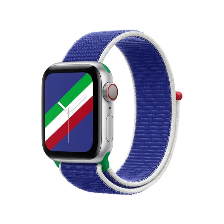 Internationale Loopback-Ersatzarmbänder für Apple Watch Series 7 (45 mm), 6, SE, 5, 4 (44 mm), 3, 2, 1 (42 mm), 7 (41 mm), 6, SE, 5, 4 (40 mm) und 3, 2, 1 (38 mm).