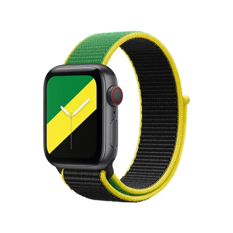 Internationale Loopback-Ersatzarmbänder für Apple Watch Series 7 (45 mm), 6, SE, 5, 4 (44 mm), 3, 2, 1 (42 mm), 7 (41 mm), 6, SE, 5, 4 (40 mm) und 3, 2, 1 (38 mm).