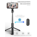 Q02S Fülllicht Bluetooth Selfie-Stick Stativ Handyhalter, Q02S (Schwarz), Q02S (Weiß)