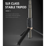 Q03S Fülllicht Bluetooth Selfie-Stick Stativ Handyhalter, Q03S (Schwarz), Q03S (Weiß)