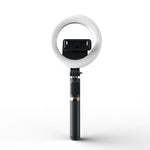 Q07 6 Zoll Ringlicht Tragbarer Bluetooth Selfie-Stick Stativ, Q07