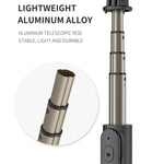 Q07 6 Zoll Ringlicht Tragbarer Bluetooth Selfie-Stick Stativ, Q07