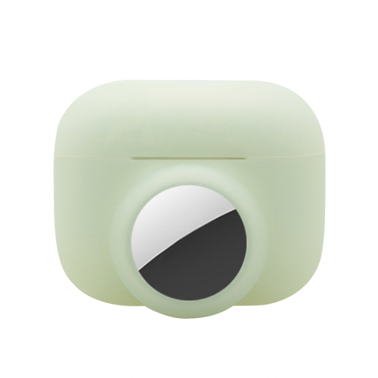 2 in 1 Stoßfeste Vollschutz Silikon Schutzhülle, Für AirPods Pro / AirTag