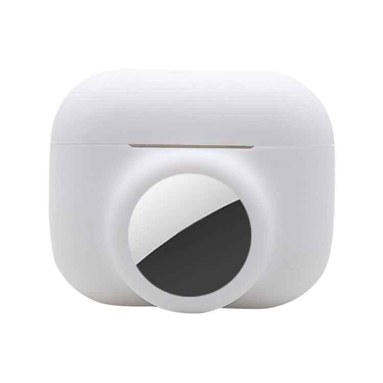 2 in 1 Stoßfeste Vollschutz Silikon Schutzhülle, Für AirPods Pro / AirTag