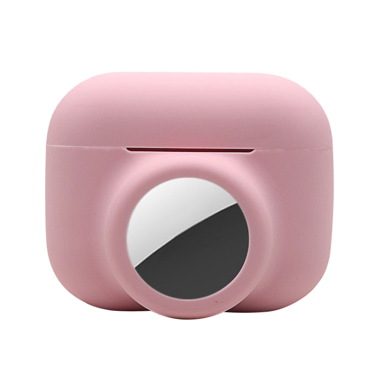 2 in 1 Stoßfeste Vollschutz Silikon Schutzhülle, Für AirPods Pro / AirTag