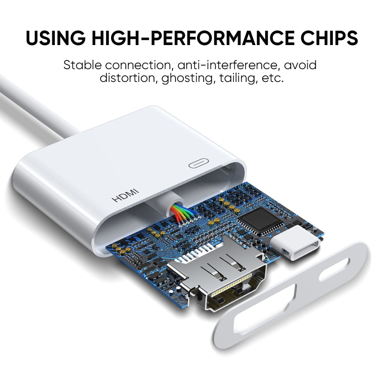 JOYROOM S-H141 1080P 8 Pin zu HDMI Konverter Adapter, S-H141