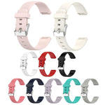 xDfind For Fitbit Luxe Silicone Color Buckle Replacement Strap Watchband, S, L