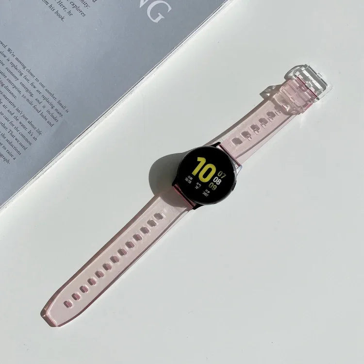 Verfärbung des hellen TPU-Ersatzarmbands für Samsung Galaxy Watch 3 (41 mm und 45 mm)
