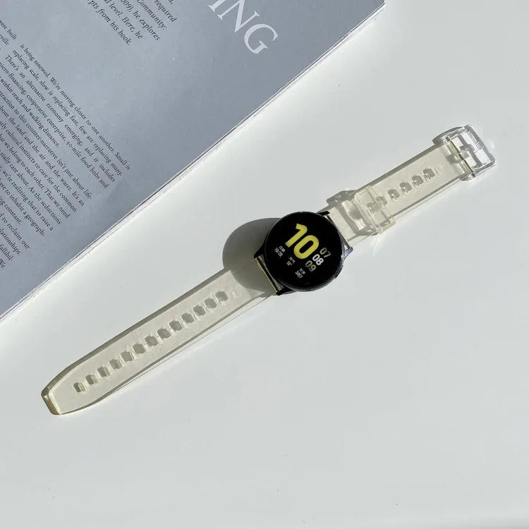 Verfärbung des hellen TPU-Ersatzarmbands für Samsung Galaxy Watch 3 (41 mm und 45 mm)