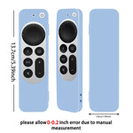 Silikon-Schutzhülle mit Seil für Apple TV 4K 4. Siri Remote Controller