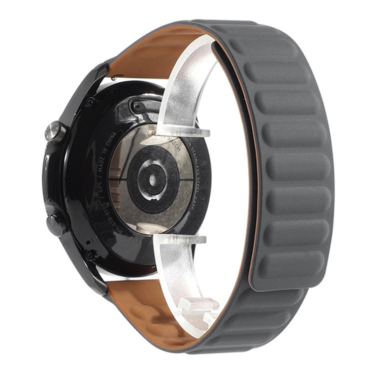 Silikon Magnetisches Ersatzarmband, für Samsung Galaxy Watch 3 41mm, für Samsung Galaxy Watch 3 45mm, für Huawei Watch 3 / 3 Pro