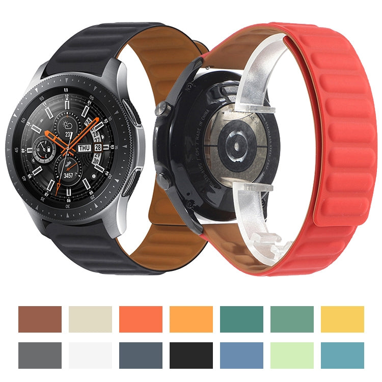 Silikon Magnetisches Ersatzarmband, für Samsung Galaxy Watch 3 41mm, für Samsung Galaxy Watch 3 45mm, für Huawei Watch 3 / 3 Pro
