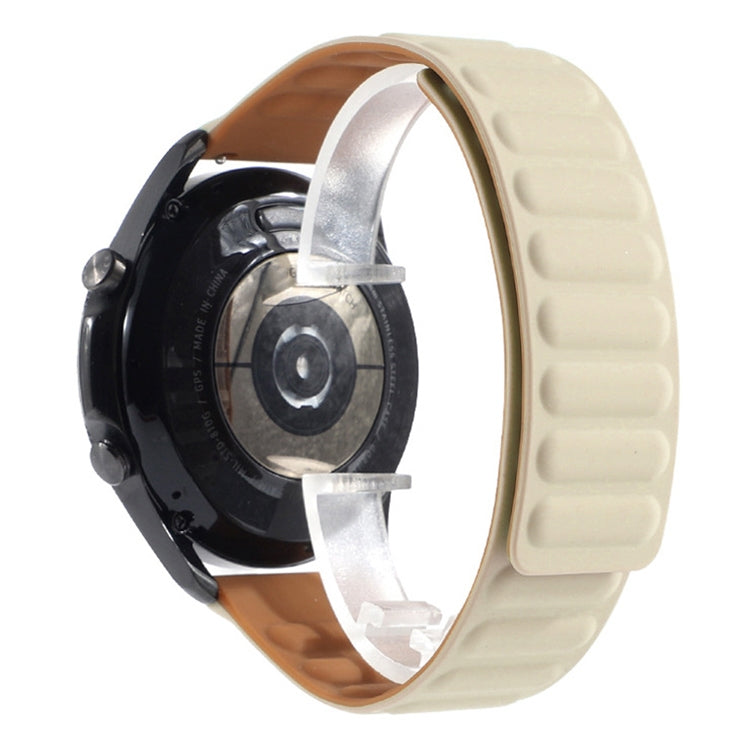 Silikon Magnetisches Ersatzarmband, für Samsung Galaxy Watch 3 41mm, für Samsung Galaxy Watch 3 45mm, für Huawei Watch 3 / 3 Pro