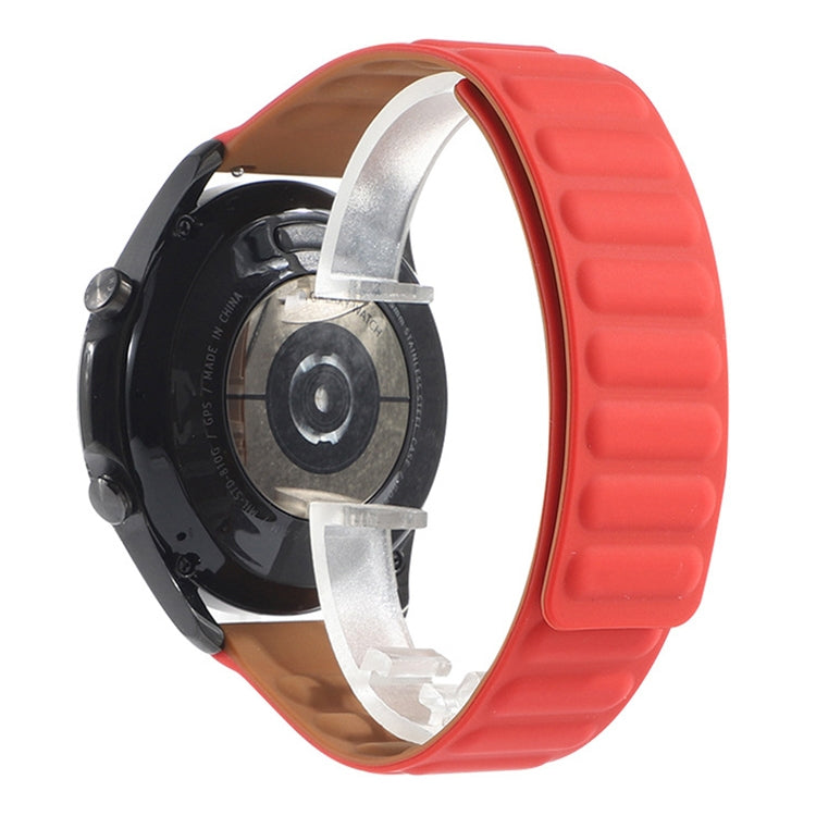 Silikon Magnetisches Ersatzarmband, für Samsung Galaxy Watch 3 41mm, für Samsung Galaxy Watch 3 45mm, für Huawei Watch 3 / 3 Pro