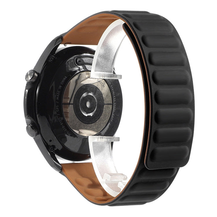 Silikon Magnetisches Ersatzarmband, für Samsung Galaxy Watch 3 41mm, für Samsung Galaxy Watch 3 45mm, für Huawei Watch 3 / 3 Pro