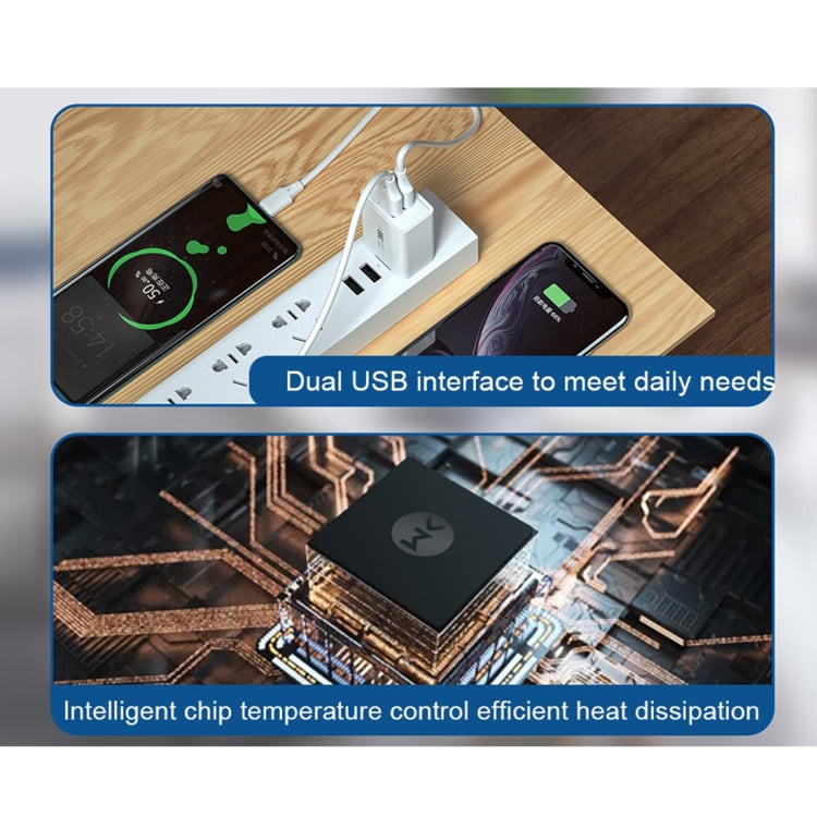 WK WP-U56 2A Dual USB Schnelllade-Reiseladegerät Netzteil, EU-Stecker