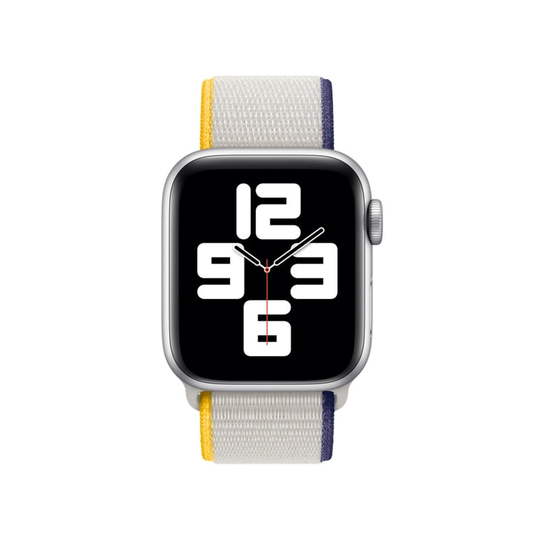 Sportarmband mit Schlaufenverschluss, passend für Apple Watch Series 7 (41 mm), 6, SE, 5 und 4 (40 mm), 7 (45 mm), 6, SE, 5 und 4 (44 mm) und 7 (41 mm), 6, SE, 5 und 4 (40 mm).