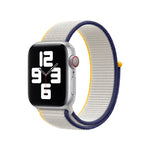 Sportarmband mit Schlaufenverschluss, passend für Apple Watch Series 7 (41 mm), 6, SE, 5 und 4 (40 mm), 7 (45 mm), 6, SE, 5 und 4 (44 mm) und 7 (41 mm), 6, SE, 5 und 4 (40 mm).