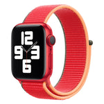 Sportarmband mit Schlaufenverschluss, passend für Apple Watch Series 7 (41 mm), 6, SE, 5 und 4 (40 mm), 7 (45 mm), 6, SE, 5 und 4 (44 mm) und 7 (41 mm), 6, SE, 5 und 4 (40 mm).