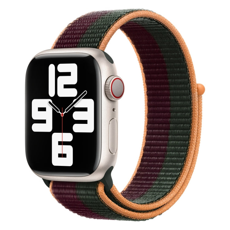 Sportarmband mit Schlaufenverschluss, passend für Apple Watch Series 7 (41 mm), 6, SE, 5 und 4 (40 mm), 7 (45 mm), 6, SE, 5 und 4 (44 mm) und 7 (41 mm), 6, SE, 5 und 4 (40 mm).
