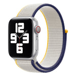 Sportarmband mit Schlaufenverschluss, passend für Apple Watch Series 7 (41 mm), 6, SE, 5 und 4 (40 mm), 7 (45 mm), 6, SE, 5 und 4 (44 mm) und 7 (41 mm), 6, SE, 5 und 4 (40 mm).