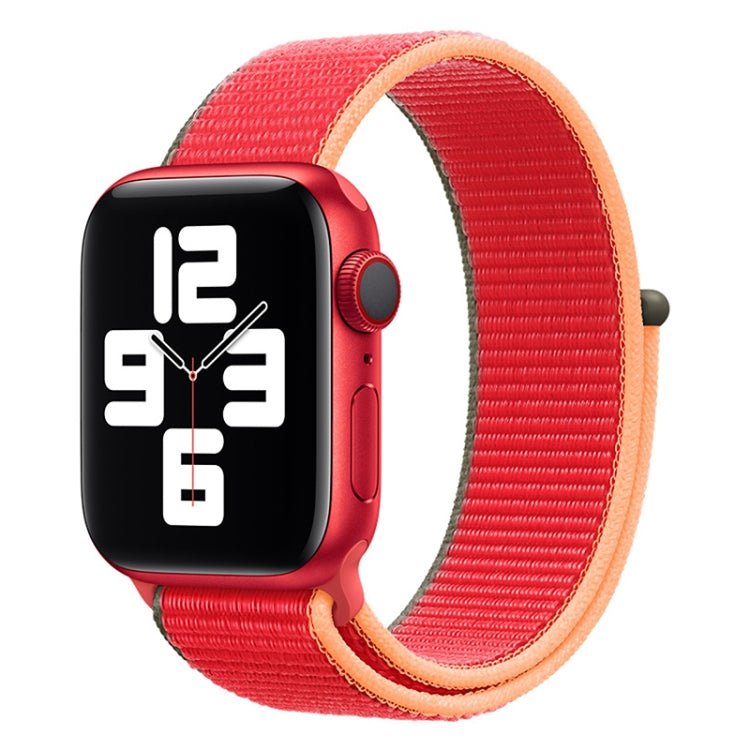 Sportarmband mit Schlaufenverschluss, passend für Apple Watch Series 7 (41 mm), 6, SE, 5 und 4 (40 mm), 7 (45 mm), 6, SE, 5 und 4 (44 mm) und 7 (41 mm), 6, SE, 5 und 4 (40 mm).