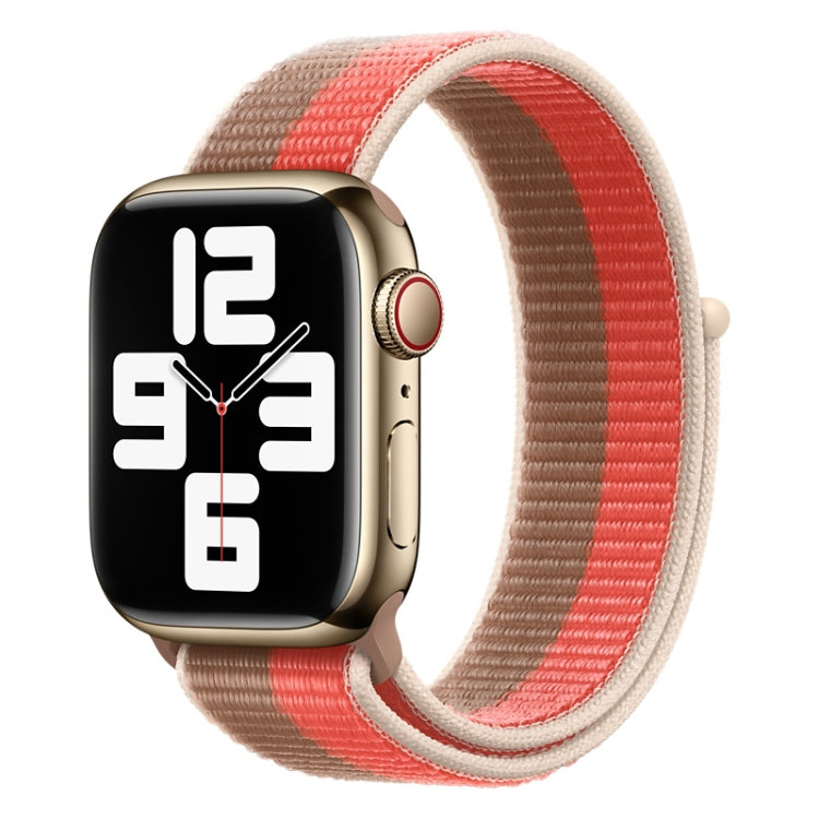 Sportarmband mit Schlaufenverschluss, passend für Apple Watch Series 7 (41 mm), 6, SE, 5 und 4 (40 mm), 7 (45 mm), 6, SE, 5 und 4 (44 mm) und 7 (41 mm), 6, SE, 5 und 4 (40 mm).