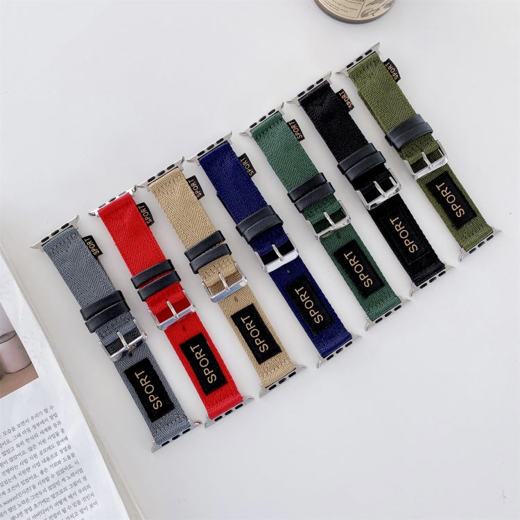 Nylon Ersatzarmband Uhrenarmband, Für Apple Watch Series 7 41mm / & 6 & SE & 5 & 4 40mm, Für Apple Watch Series 7 45mm / & 6 & SE & 5 & 4 44mm