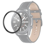 Lünettenring mit Wellenstruktur für Smartwatches, passend für Samsung Galaxy Watch 3 (41 mm) und Samsung Galaxy Watch 3 (45 mm).